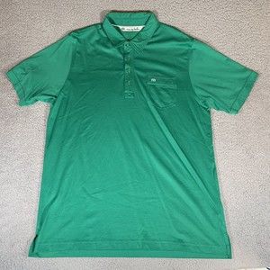 Travis Mathew Green Polo Shirt